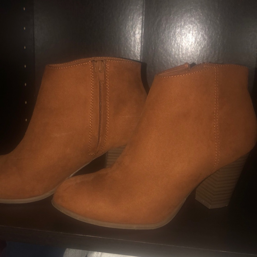Suede booties